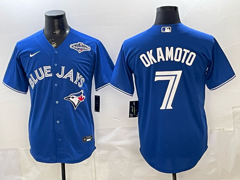 Men 2026 Toronto Blue Jays #7 Okamoto Blue Game Nike MLB Jersey 0410002->toronto blue jays->MLB Jersey